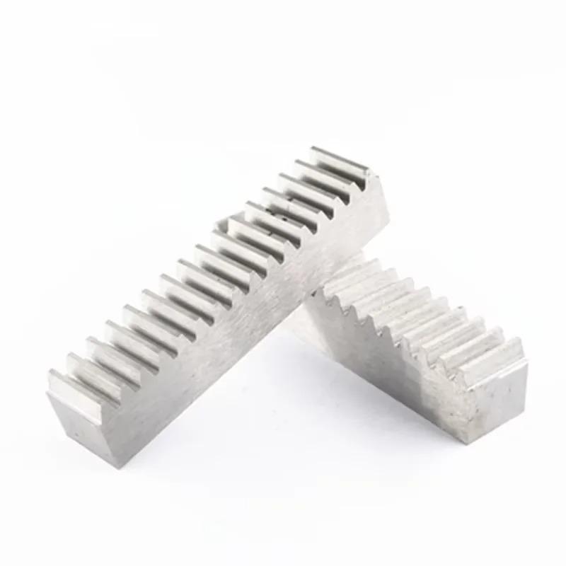0,5M 1M Edelstahl 304 Zahnstange 0,5 1 Modul Geradeverzahnung Antriebszahnstange Länge 200/300/500mm 5x5 5x8 5x10-15x15 Zahnstange