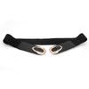 Canvas Elegant Fashion Waist Belt With Alloy Buckle For Women Office Casual