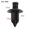 10/20/50Pcs 8mm Hole Bike Fasteners Plastic Rivet Fairing Trim Clips for Honda Yamaha Suzuki Automobiles Parts Car Interior