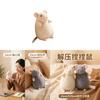 Plush Mouse Stress Relief Toy With Soft Fabric For Kids And Adults