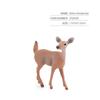 Deer Family Fox Artificial Animal Figures Cute Mini Resin Statues Smooth Surface for Desktop Display Home Decor Gifts