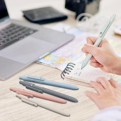 5 Adet Geri Çekilebilir Jel Kalem 0.5MM Uç Hızlı Kuruyan Pürüzsüz Yazım Okul Ofis Malzemeleri Yetişkin Öğrenci Yazım Günlük Tutma İçin