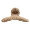 Elegant Korean Large Plush Hairpin - Stylish Shark Clip for Women