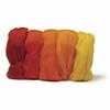 Carded Wool - Merino - Extra Fine - Red Shades - 18 Mic - 5 Colors At 10g