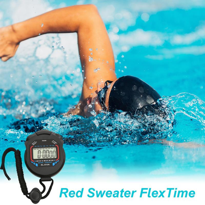 Handheld Digital Stopwatch Timer Outdoor Sports Training Timer Chronograph Stop Watch 0.01s Precision Timer Tools