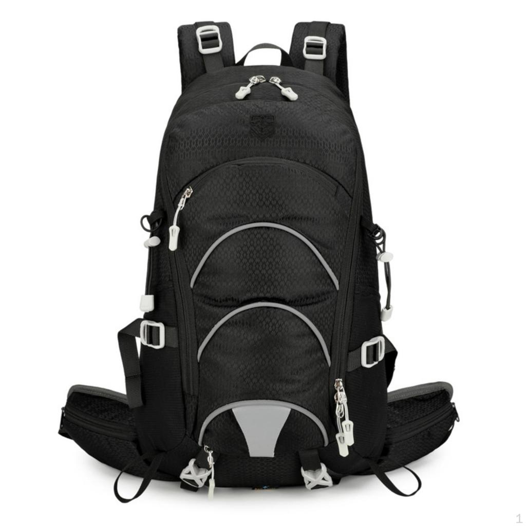 Hiking Backpack Lightweight Camping Breathable Daypack Black