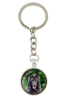 Belgian Shepherd Dog, Belgian Sheepdog - Keychain with Your Photo, Key Decoration, Bag Pendant from Brand