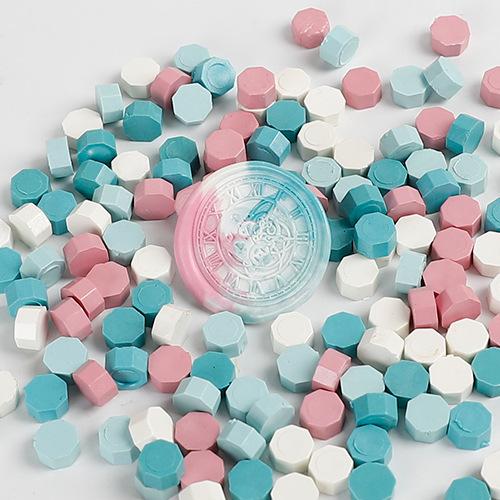 100 Stück Retro Siegelwachs Siegelstempel Wachsperlen Scrapbook-Material Hochzeit Geburtstagsparty Einladungsstempel DIY Stempeldekoration