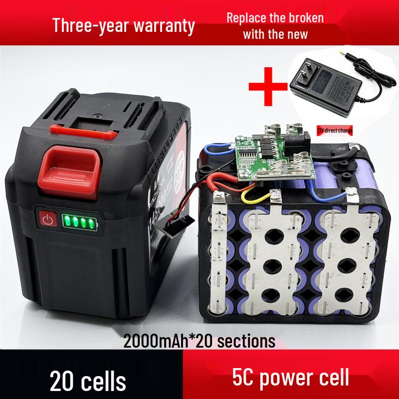 21V Lithium Battery for Makita Angle Grinder, Electric Saw, and Universal Wrench