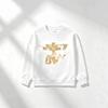 Mens Vintage Crewneck Sweatshirt Loose Fit Couple Style Long Sleeve Student Top Fall