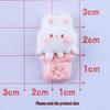 Glossy Ice Cream Rabbit Cute DIY Resin Accessories: Phone Case, Hair Clip, Hair Tie