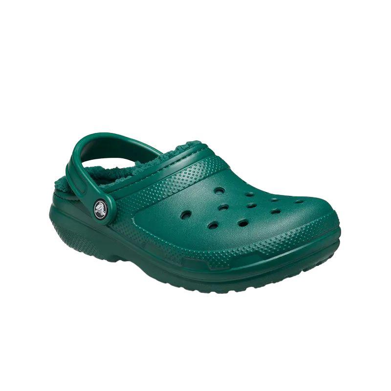 Crocs Warm, light and comfortable round-toed slippers hole shoes for men and women emerald