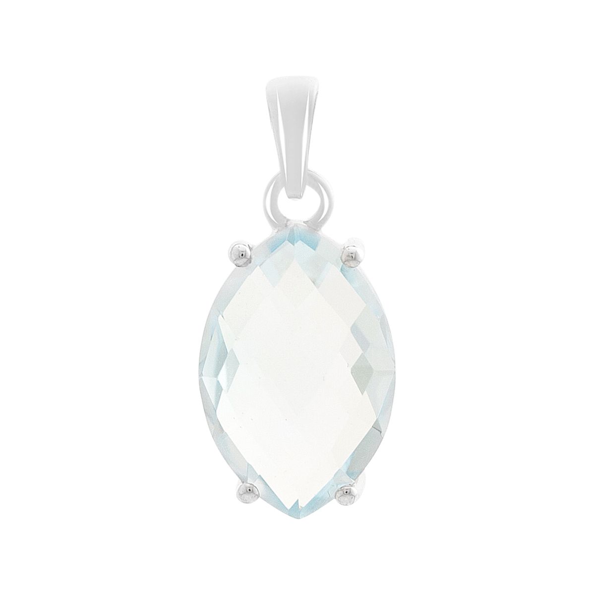 

Срібна підвіска з топазом 6.667ct (2152088) небо синє світло кольору