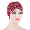 Polyester Spiral Headscarf Cap With Breathable Design For Fashionable Winter Wear