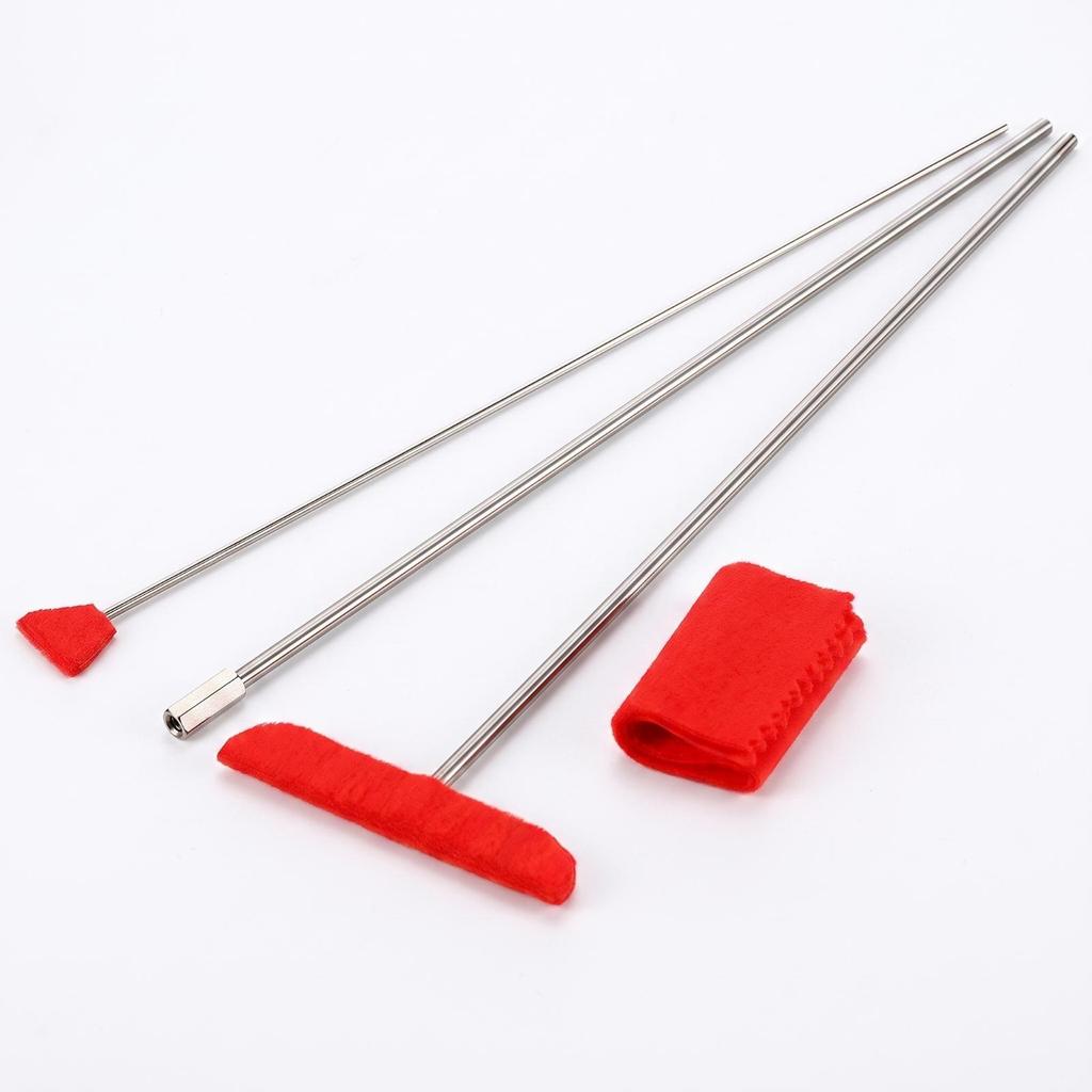 4 Pieces Piano Cleaning Kit Long-Lasting Hard-to-Reach High-Density for Pianists