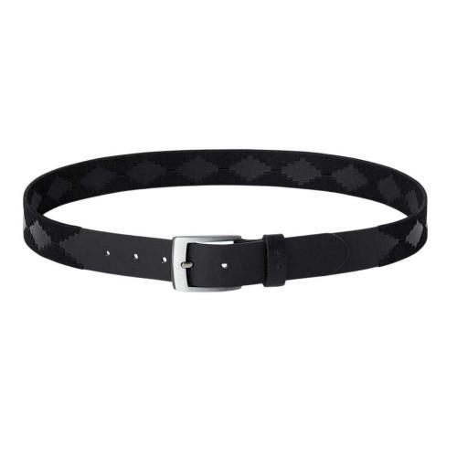 Osprey Mens The Mendoza Geometric Pattern Leather Belt