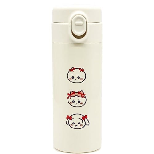 

Chiikawa One-Touch Stainless Steel Bottle 350ml Ribbon