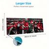 Toluca FC Mouse Pad, Large Gaming Desk Mat, Non-slip XXL Mousepad for Laptop & Tablet, Mini PC Playmat with Stitched Edges