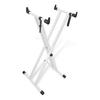 [Improved Version] Longeye Electronic Piano Stand, Keyboard Piano Stand, Foldable, X-Shaped, Height Adjustable, 88 Keys, 61 Keys, Compact Storage