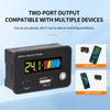 DC8-30V Battery Capacity Indicator Car Motorcycle Digital Voltmeter Voltage Tester Meter Tool  USB3.0/Tpye-C Output for Car