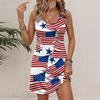 Women's Casual Sundress With Pockets Summer Boho Beach Dress T-Shirts Dress O Neck Loose Tank Dresses