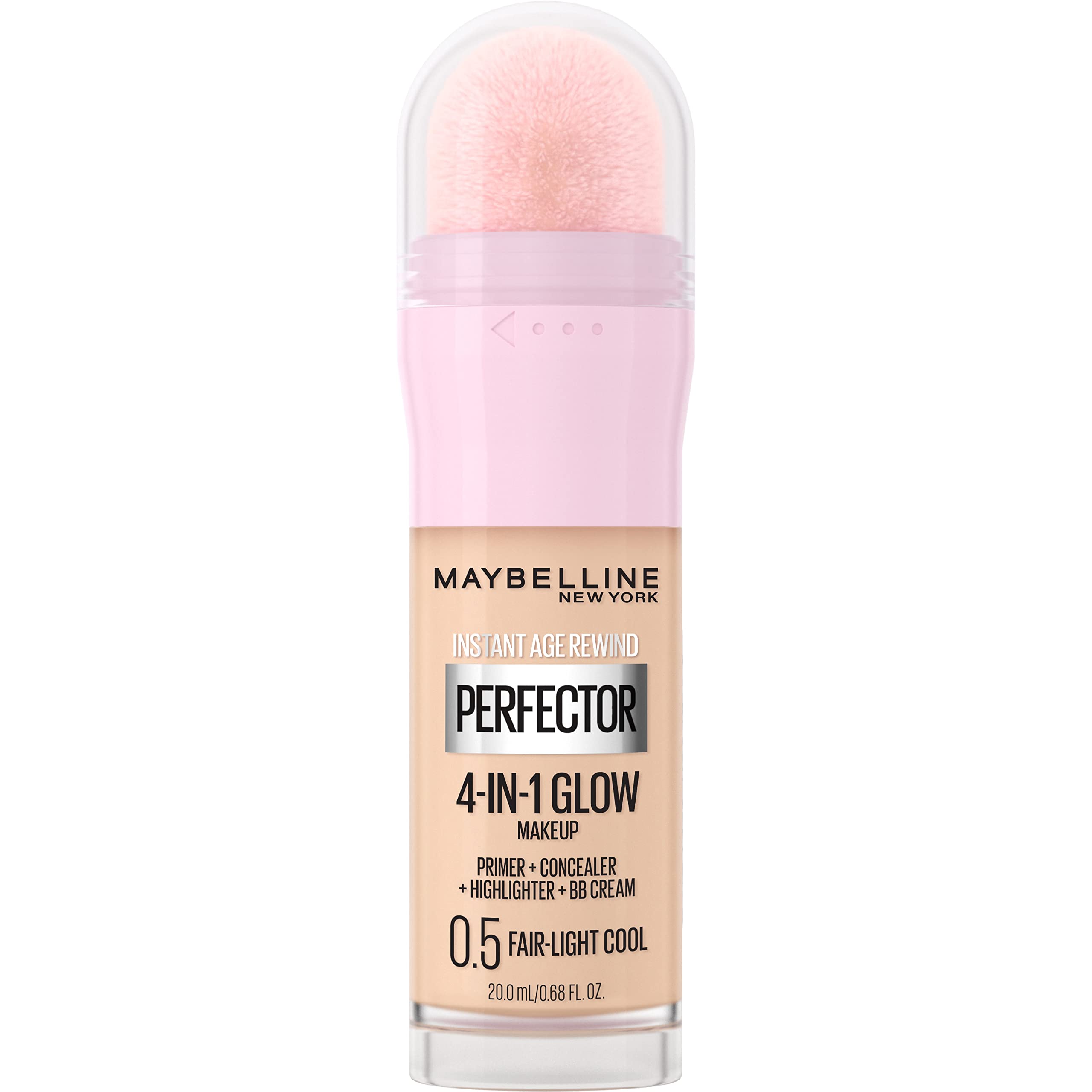 Maybelline New York Instant Age Rewind Instant Perfector Glow Cool 4-in-1 Make, Fair/Light