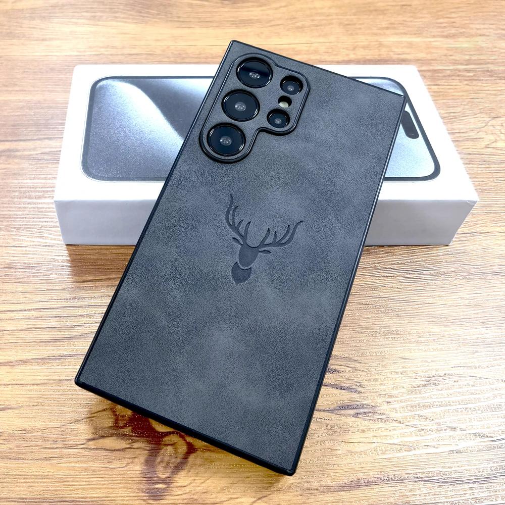 Vintage kožené pouzdro pro Samsung Galaxy S25 S24 S23 S22 S21 Ultra FE Note 20 A55 A54 A53 A52 5G S 25 24 23 22 A 55 54 Kryt ON