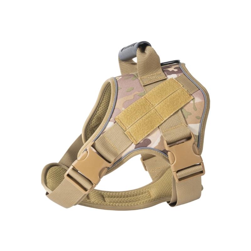 Dog Harness Soft Padded Dog Vest Tacticals Style Adjustable Strap  for Daily Walking Hiking and  Training