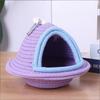 Warm Soft Bird Hanging Nest Hand Woven Windproof Thickened Bird Cage Bed for Parakeet Budgie Pet Bird Accessories