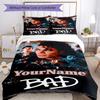 Michael Jackson 112 Customize Your Name Bedding Set Breathable Duvet Cover with Pillowcases Home Decoration Birthday Gift