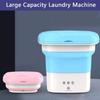 1 set mașină de spălat rufe Pliabil cu protecție oprită Accesoriu de călătorie portabil pentru spălat jucărie de plus pentru copii