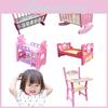 Childrens Baby Doll Pretend Role Play Toy Small Dining Chair Shaker Accessories