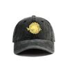 OpenBSD Baseball Caps Distressed Hats Cap Men Women Retro Outdoor Adjustable Hats Leisure Outdoor Sun Protection