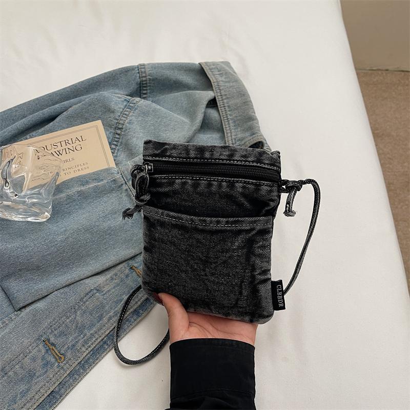 Women's Shoulder Bag Mini Denim Small Bag Mobile Phone Bag Crossbody Bag