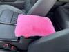 Plush Rabbit Imitation Car Armrest Pad - Universal Interior Decoration Cover
