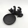 1/2pcs Simple Funny Cat Jewelry Tray Cartoon Cat Display Stands Bracelets Ring Home Ornaments Holder Dish Desktop Decor
