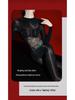 Body da Donna Super Sottile 5D in Pizzo Lucido a Vita Senza Cuciture con Finitura Effetto Seta