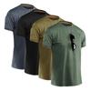 Men's Summer Fast Dry Pullerover O-Neck Tees Breathable Tactical Camping Trekking Hiking Climbing Quick Dry Sport T-Shirt