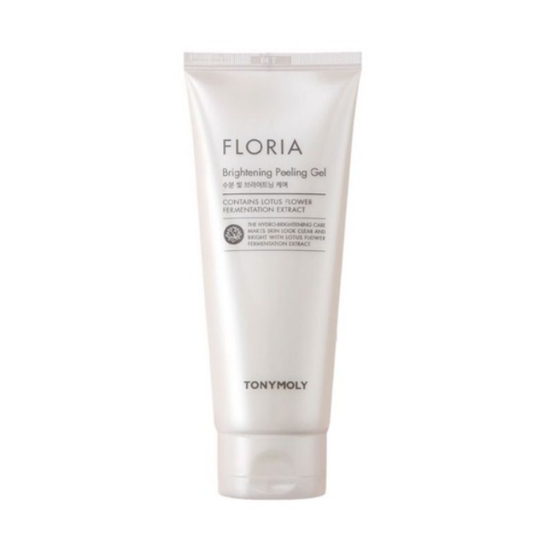 

TONYMOLY Floria Отшелушивающий гель для осветления кожи 150 мл – Мягкий эксфолиирующий гель для сияющей и гладкой кожи | K-Beauty Средство для удаления омертвевших клеток кожи с осветляющим эффектом