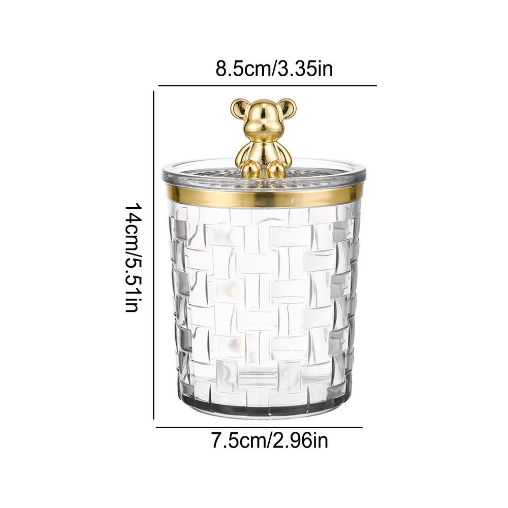 Creative Bear Toothpick Box Cotton Swab Storage Box Toothpick Holder Container Toothpick Dispenser Kitchen Storage Gadgets new