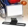 Motorcycle LED Rear Light with Plate Lamp 12V Versatile 12V LED Motorcycle Tail Lamp with Brackets Simple Installation