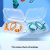 Swim Ear Plugs With Rope Silicone Waterproof Anti-Noise Pool Swimming Earplugs Water Sports Accessories Swim Swimming Ear Plugs