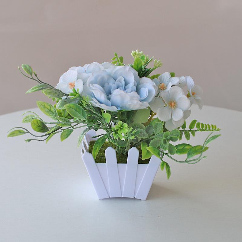 Eucalyptus Bonsai Artificial Green Plant for Home Decoration