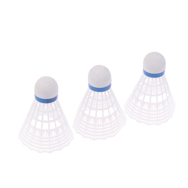 3Pcs Nylon Badminton Practice Ball Training Shuttlecocks With Great Stability Durability Indoor Outdoor Sports Training Balls