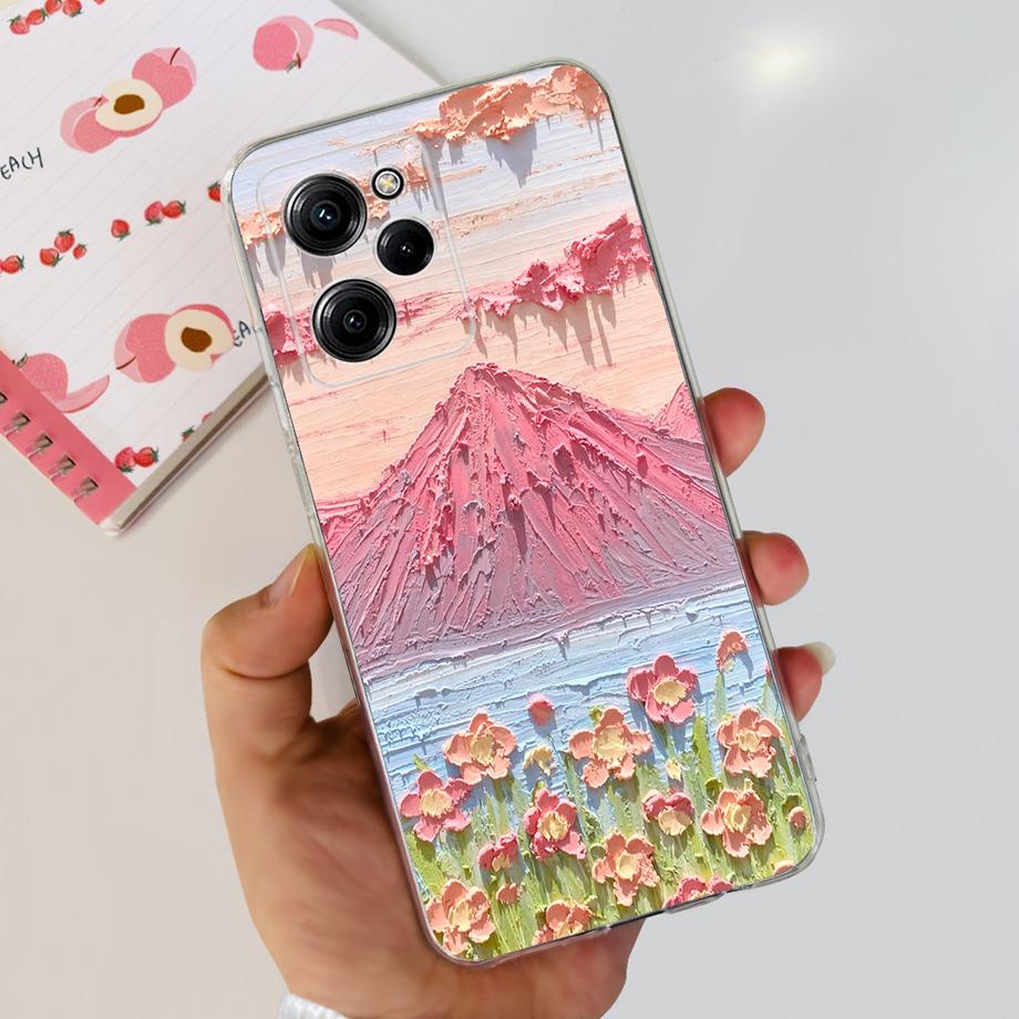 For Xiaomi Poco X5 Pro 5G Case Stylish Soft tpu Slim Silicone Bumper Etui For Xiomi PocoX5 X 5 5G Painting Coque Cartoon Capas