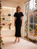 2026 Summer Elegance: High-End Slit Dress with Hip-Hugging Skirt
