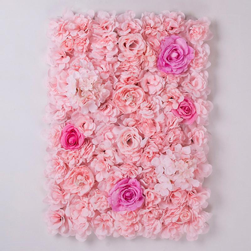 60X40CM Artificial Silk Rose Flower Wall Wedding Christmas Decoration Decorative Silk Hydrangea Wedding Decoration Backdrop