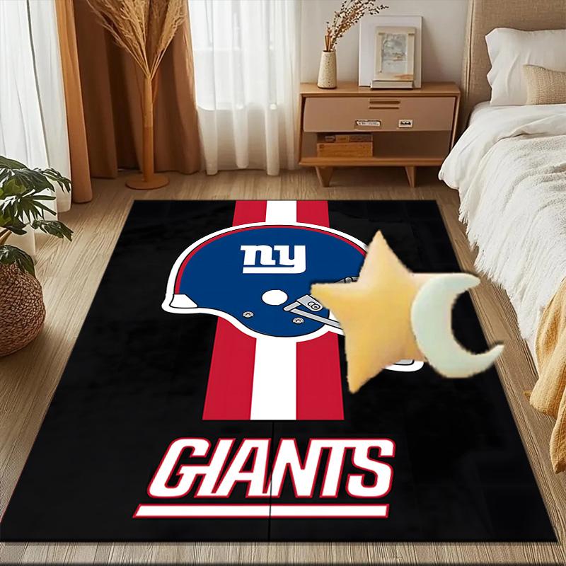 New York Logo Rug Game Carpet, Floor Mat for Bedroom Living Room Entryway Rug, Home Decor Idea Gift for Christmas Birthday