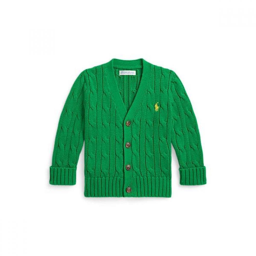 

Polo Ralph Lauren Baby Boy Cable Knit Cotton V Neck Cardigan Cwposwei6820290300 24M