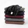 Women's 2026 Vintage Style Heavyweight Washed Hoodie - Loose Fit, Drop Shoulder, Round Neck, Long Sleeve, Solid Color.
